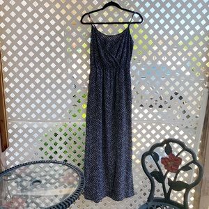 Guess Black and White Maxi Dress